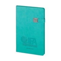 2660 Turkuaz Termo Deri̇ Defter